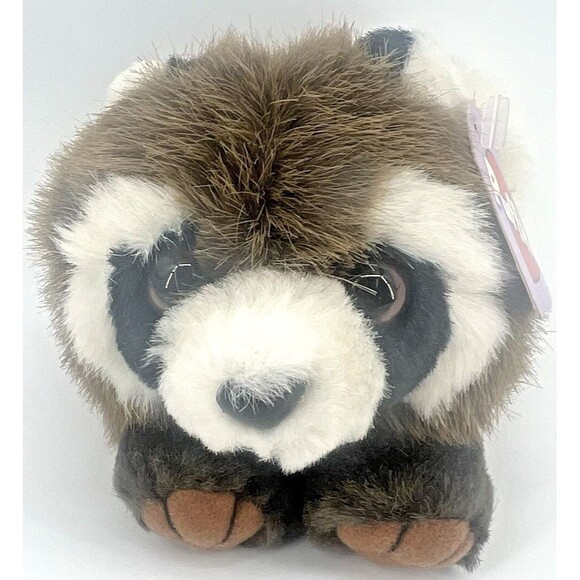 Puffkins Plush 1997 Bandit The Raccoon Collection W/Tag- Vintage 1994 - Picture 1 of 7
